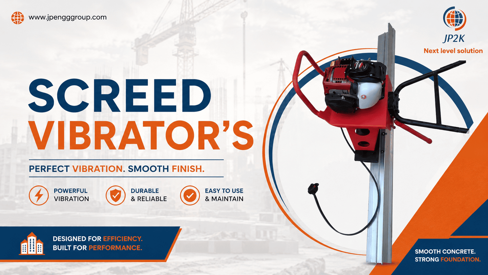 Petrol Screed Vibrator